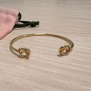 Kate Spade Love Me Knot Bangle Bracelet Gold